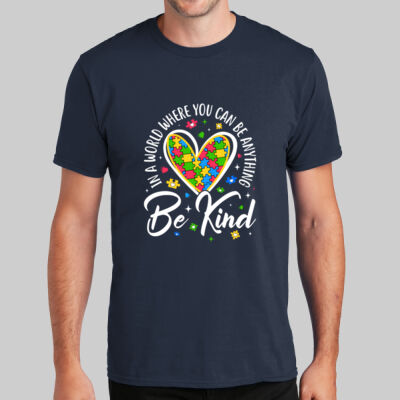 Adult - Be Kind Heart T-Shirt - Autism Awareness Thumbnail