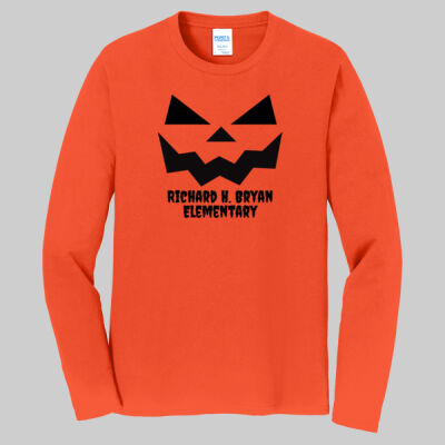Adult Long Sleeve Shirt - Fall - Jacko Lantern Black Thumbnail