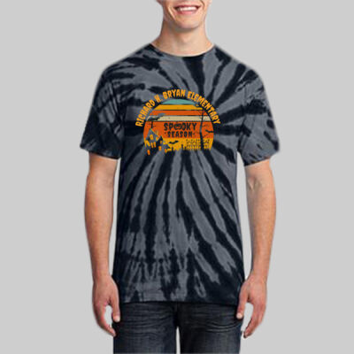 Adult Tie-Dye T-Shirt - Fall - Haunted House  Thumbnail