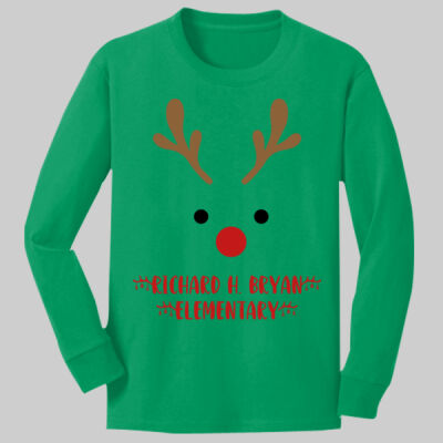 Youth Long Sleeve Shirt - Winter - Reindeer  Thumbnail