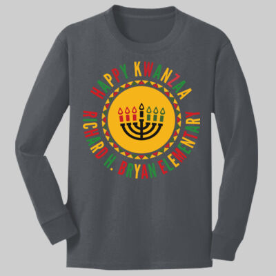 Youth Long Sleeve Shirt - Winter - Kwanzaa  Thumbnail