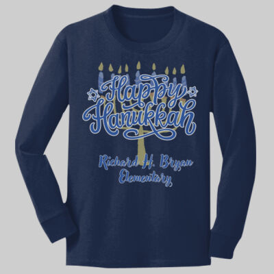 Youth Long Sleeve Shirt - Winter - Hanukkah  Thumbnail