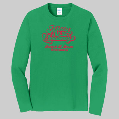 Adult Long Sleeve Shirt - Winter - Merry Christmas Red Thumbnail