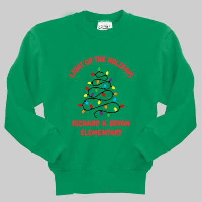Youth Crewneck - Winter - Light Up Red Thumbnail