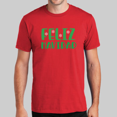 Adult T-Shirt - Winter - Feliz Navidad Green Thumbnail