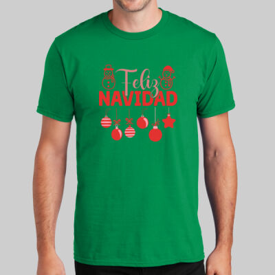 Adult T-Shirt - Winter - Feliz Navidad Red Thumbnail