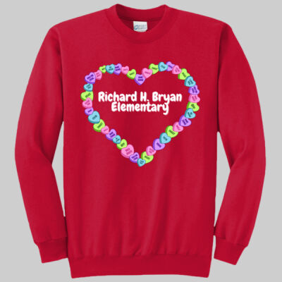 Adult Crewneck - Spring - Candy Hearts Thumbnail