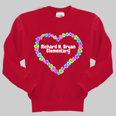 Youth Crewneck - Spring - Candy Hearts Thumbnail