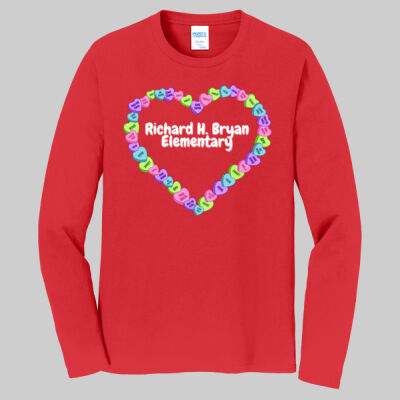 Adult Long Sleeve Shirt - Spring - Candy Hearts Thumbnail