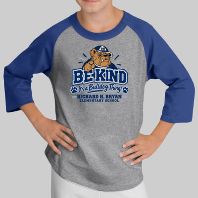 Youth Raglan T-Shirt - Be Kind Thumbnail