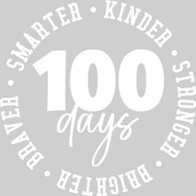 100 Days Circle - White Thumbnail